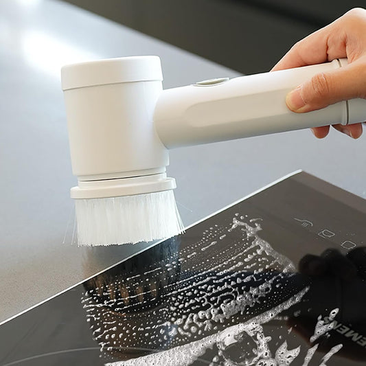 Cordless Electric Cleaning Brush - Multi-Head for Deep and Fast Cleaning
